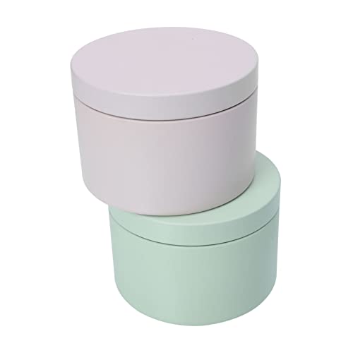 Uonlytech 2pcs Tinplate Candle Tins for Scented Candles Tea Storage Canisters Multi-Purpose Decorative Storage for Snacks and and Stylish Home Decor
