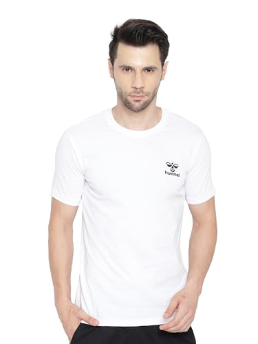 Image of hummel Evel Men's T-Shirt 2.0 | Comfortable | Breathable Fabric | Durable | for Everyday Use | Ideal for Yoga or Gym | T-Shirt for Men