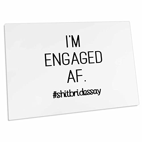 3dRose IM Engaged AF - Desk Pad 23 x 16 pulgadas miniatura 1