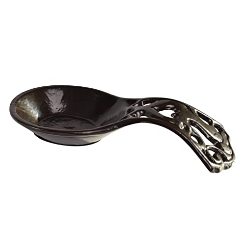 MINLUFUL Spoon Rest,Vintage Robust & Unbreakable Cast Iron Spoon Rest
