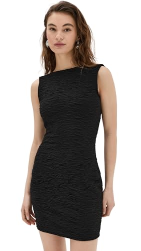 knee length dresses for ladies Lace Mini Dress Scoop Back Trim Hem main image 0
