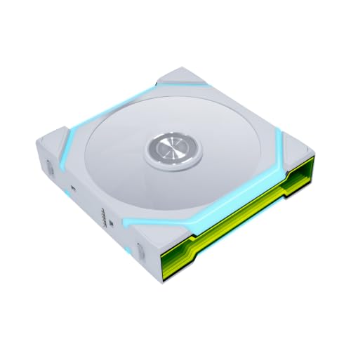 Lian Li UNI Fan SL Flex 120, Standard Blade, Single Pack, White (12SL1F1W)