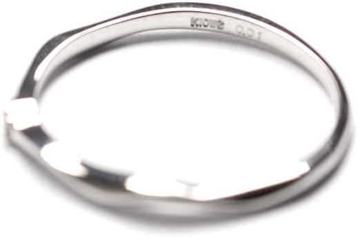 Amazon | [キャンディ] K10WG ダイヤモンド 0.01ct フローレットリング 