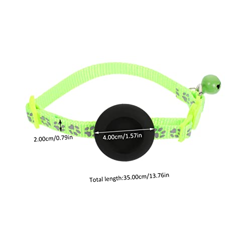 Collar de gato perdido reflectante ajustable con nylon resistente para dueños 3