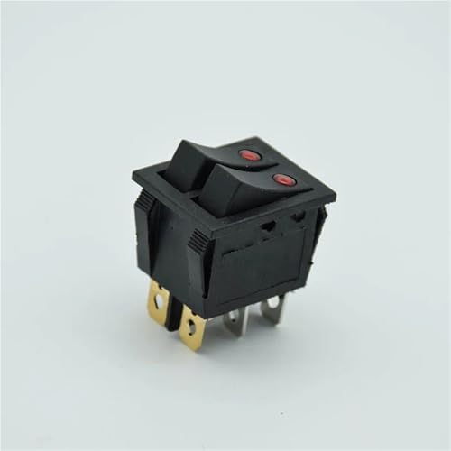 Interruptor doble decorativo ojo de gato para renovar los mandos de luz de habitaciones