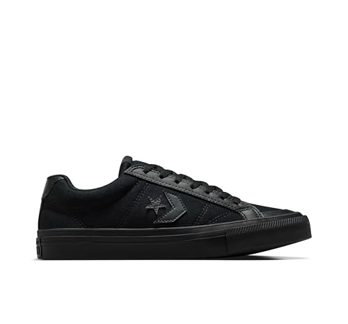 Image of Converse Unisex Sport Casual Monochrome OX, Black/Black/Black, 8