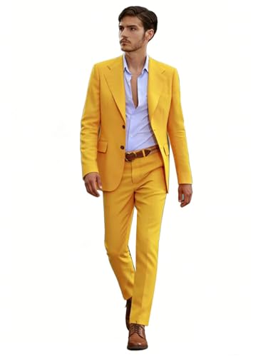 Costume homme deux pièces double boucle pour briller au bal de promo