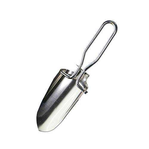 Tubayia Mini Pelle Pliable en Acier Inoxydable pour Camping, randonnée, Jardin