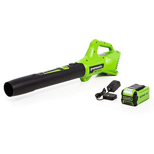 Greenworks 40V 100 MPH Air Speed Cordless Blower, 2.0 AH Battery Included 2412002