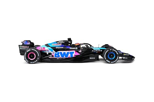 Modelo a escala 1:18 Alpine F1 Team A524 azul Solido miniatura 5
