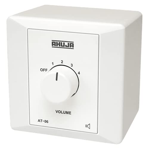 Ahuja AT-20 20W Speaker Rotary Volume Control, White