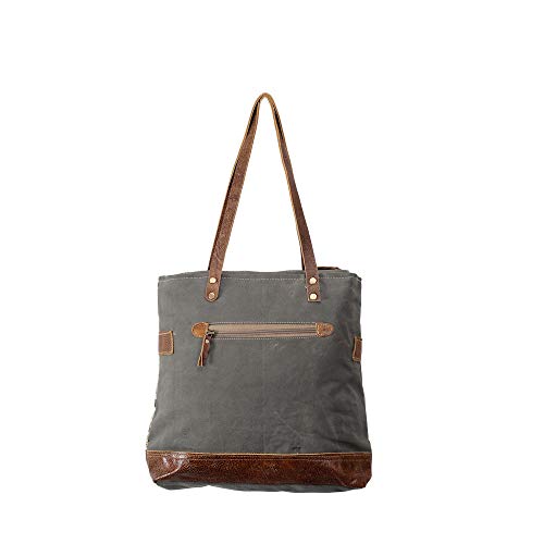Bolso Tote Myra Bags Lona Reciclada Floral S-0915 miniatura 3