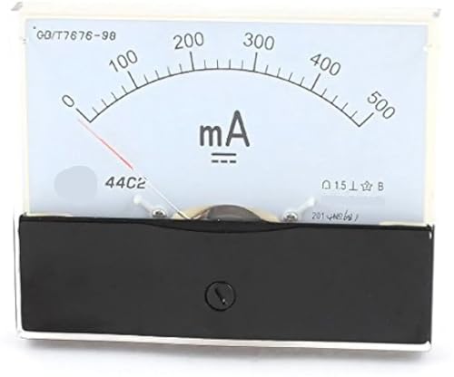 Testeur de circuit ampèremètre DC analogique 44C2 jauge de courant pour batterie 0-2A