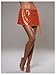 Floerns Women's Sparkly Sequin Mini Skirt Low Rise Tie Side Disco Party Skirts Orange