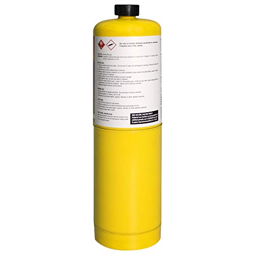 Pack Of 4, Bluefire Modern Mapp Gas Cylinder, 16.1 Oz, 14% More Bonus Fuel Than Map/Pro, Hotter Than Propane! Variation Of Quantity Bundles Available (4) #TOP3