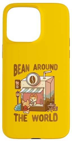 Bean Around The World �R�[�q�[ �J���C�C ���킢�� �ʔ��� �X�}�z�P�[�X iPhone 15 Pro Max �p