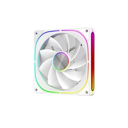 Ventilador ARGB de 14 cm PF-14 V2 White REVERSED de flujo inverso para caja de ordenador