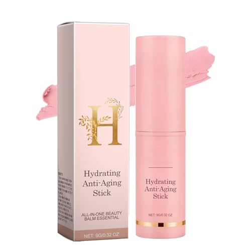 Grospe Multi Balm Moisturizer Stick, All-In-One Hydrating Lotion Stick For Face，Lip, Eye And Neck Balm Make Up Base, Reduce Wrinkle & Moisturizing For Women Face Skin Care