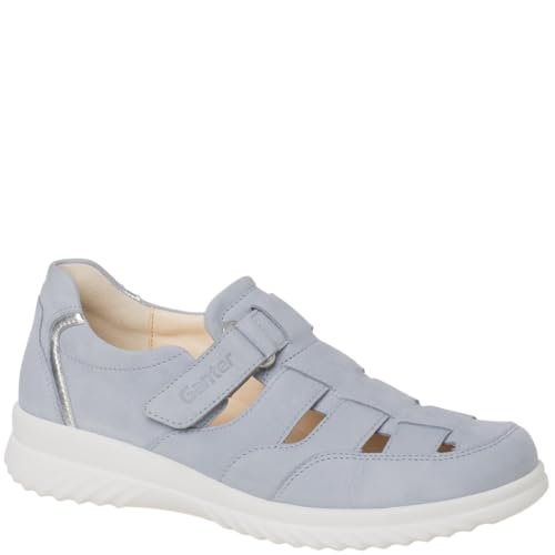 Basket femme bleu 44 grande largeur sneakers basses confort