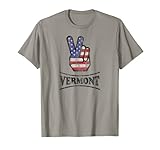 Photo Gallery vermont retro anni 70 stile hippie pace simbolo distressed maglietta Photo Gallery vermont retro anni 70 stile hippie pace simbolo distressed maglietta