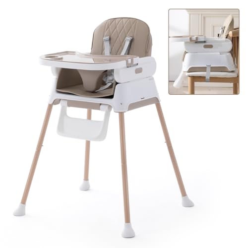 GYARING 3 in 1 Baby High Chair,Adjustable Convertible Chairs Baby High Chairs for Babies and...