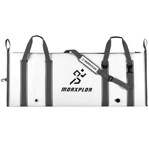 MORXPLOR Insulated Fish Cooler Bag for Fishing 41x17 47x17In 50x20In 60x24 72x30 80X40 InchesLarge Insulated Fish Kill BagFishing Catch Bag Cooler with Water-resistant Zipper product thumbnail 12
