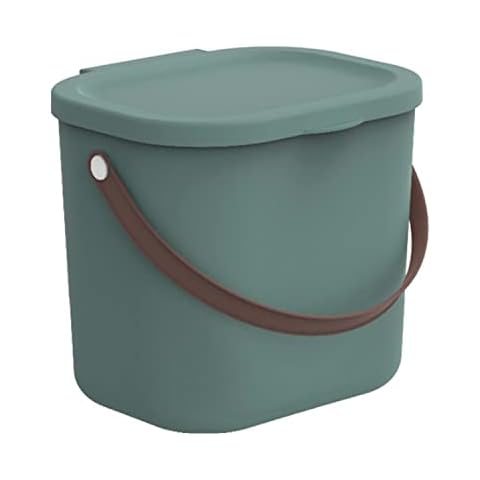 Rotho Albula Aufbewahrungsbehälter mit Deckel 6L Aufbewahrungssystem Aufbewahrungsbox mit Griff aus Rezykliertem Kunststoff Aufbewahrung BPA-frei Cover