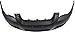 Evan-Fischer Front Bumper Cover Compatible with 2007-2011 Chevrolet Aveo Primed with Fog Light Holes Sedan