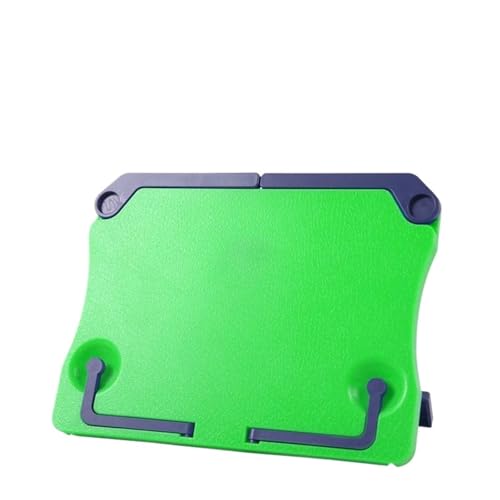 Supporto per Libri di Ricette Supporto for lettura Libri Scaffale for ricette pieghevole Organizzatore for libri di cucina Fermalibri for tablet con spartito musicale Per la cucina(Light green)