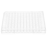 Cabilock Laborkulturplatte Mehrfachkammer 2 Stück Kunststoff mit Deckel für Adhärente Zellkultur und Laboruntersuchungen Einweg