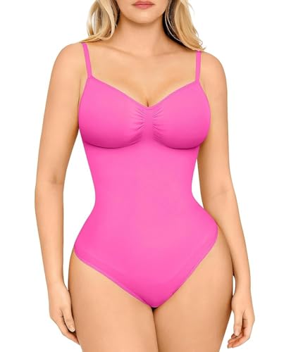 Image of FeelinGirl Shapewear Bodysuit Tummy Control for Women Seamless Body Shaper
