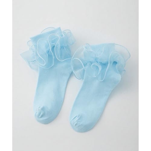 Image of Women Big Ruffle Ankle Socks Adult Double Lace Frilly Socks Fold Cuff Cotton Ruffled Dress Crew Bobby Bride Sock