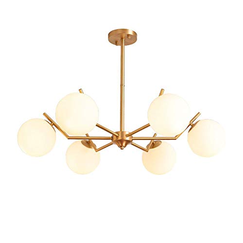 Plafonnier vintage or LiChA luminaire suspendu pour table de salle à manger