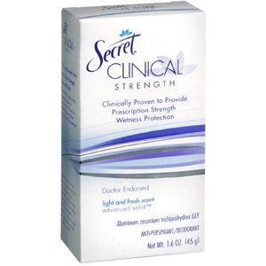 SECRET CLINICAL STRENGTH AP LT/FRESH 1.6 OZ