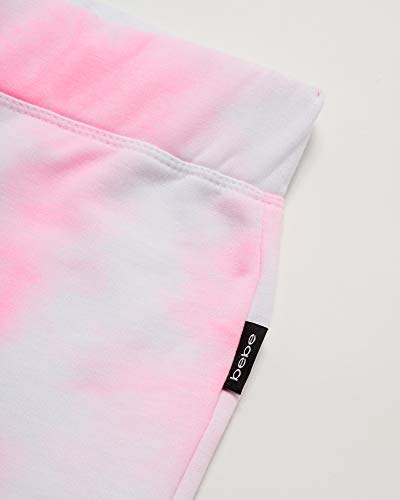 bebe Conjunto de corrida para meninas – moletom com capuz de lã, calça de corrida e regata, Corante