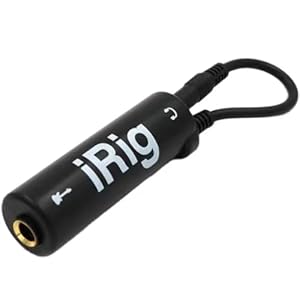 Guitar Effects Interface Converter, Znoogrn Guitar Interface I-Rig Converter Guitar Link Adapter for iPhone/iPad Touch