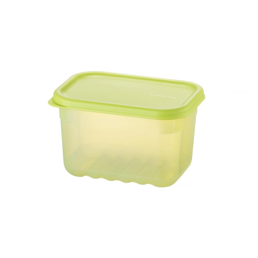 Amazon｜ベストコ 保存容器 640ml 鮮度保持 長方形 グリーン ロック