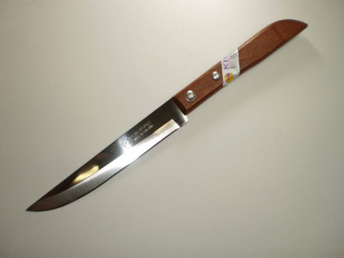 Set of 3 KIWI Stainless Steel Knives, wood handle # 501