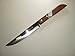 Set of 3 KIWI Stainless Steel Knives, wood handle # 501