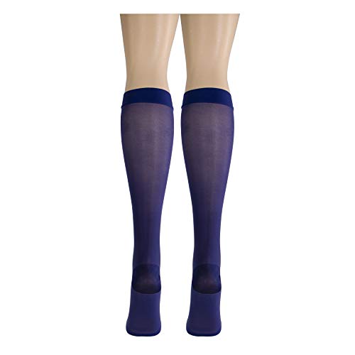 image for Truform Sheer Compression Stockings, 15-20 mmHg, Women's Knee High Len
