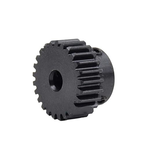 Bevel Gear Pinion Hardware Mechanical 1pcs 1Modulus Spur Gear 16 Teeth Metal Motor Pinion Convex Gear Rack Bore 4/5/6/6.35/7/8mm Transmission(5mm)