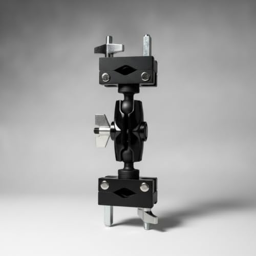 Abrazadera Universal Ajustable con Doble Articulación de Bola para Soporte de Platillos para Bateristas miniatura 7
