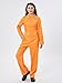 Owl's-Yard Women's Halloween Prisoner Costumes Letter Print Jail Jumpsuit for Adults Kids Halloween Party Cosplay Outfits (Women Orange, XL)