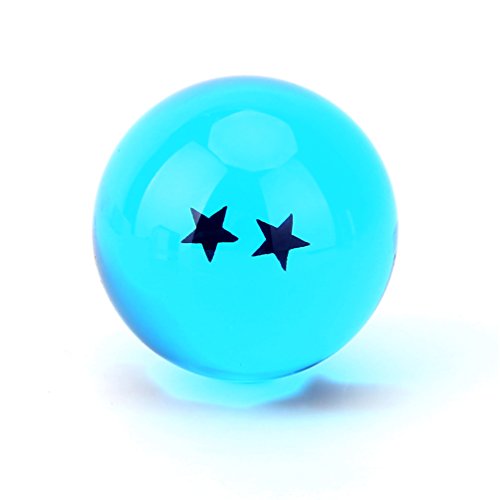 Image of Boxtree Children Toy New Gift Box Set of 7pcs Ball Z 43mm /1.7 inch Stars Crystal Ball (Blue)