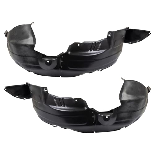 Image of TRQ Front Inner Fender Liner Set Compatible with 2007-2008 Hyundai Entourage 2006-2014 Kia Sedona KI1250115 KI1251115