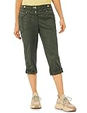 Cecil Damen B375098 3/4 Sommerhose Casual Hose, Utility Olive, 33W / 22L EU