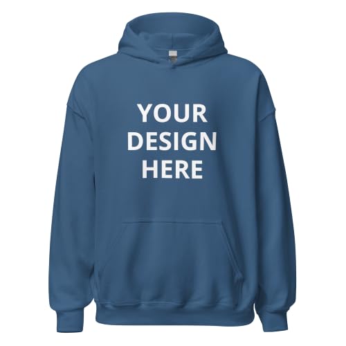 Image of Maydear Custom Hoodie Unisex Pullover Sweatshirt | Personalized with Photo, Logo or Text, For Men & Women