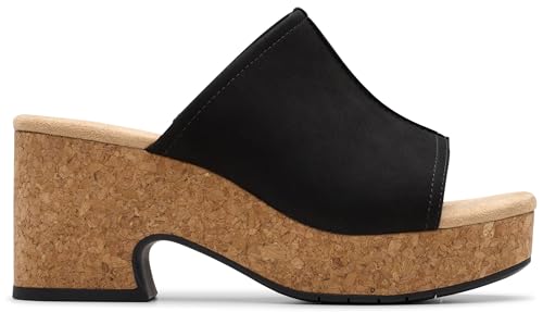 Image of Clarks Women's Nerisa Vine Cork Heeled Sandal
