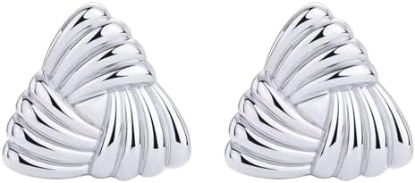 Statement Chunky Gold Earrings for Women Unique Square Stainless Steel Heaven Mayhem Button Stud Earrings Trendy Jewelry