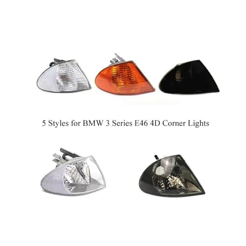 Clignotant d'angle robuste pour E46 1998-2000 en polycarbonate de qualité supérieure - 2